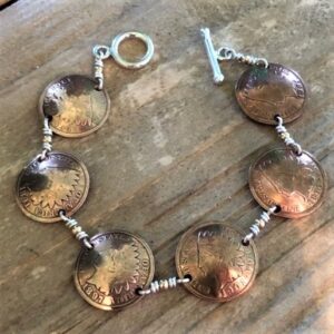 Indian Head Penny Wire Wrapped Bracelet