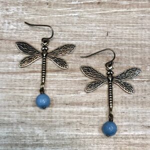 Dragonfly Gemstone Earrings