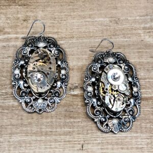 Movement Filigree & Pearl Earrings