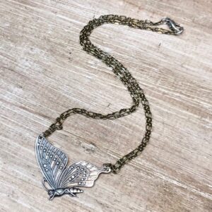 Butterfly In Flight Necklace