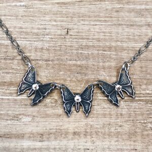 Baby Butterfly Trio Necklace