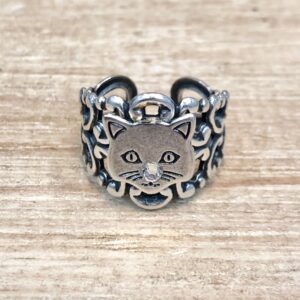 Sparkly Nosed Cat Ring