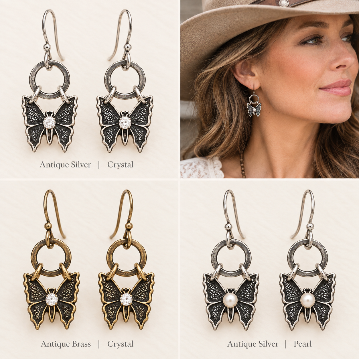 Baby Butterfly Earrings - Image 2
