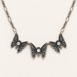 Baby Butterfly Triple Necklace