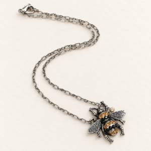 Blinged Bee Crystal Necklace