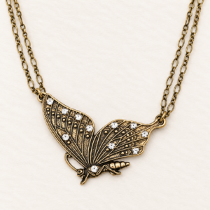 Butterfly In Flight Necklace