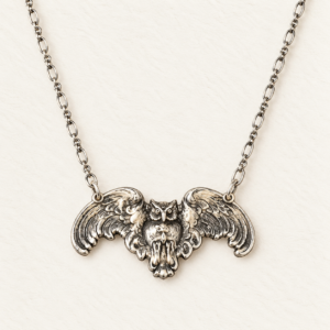 Gothic Owl Necklace
