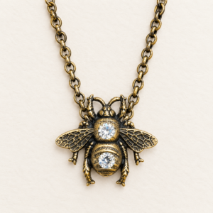 Split Chain Bee Necklace