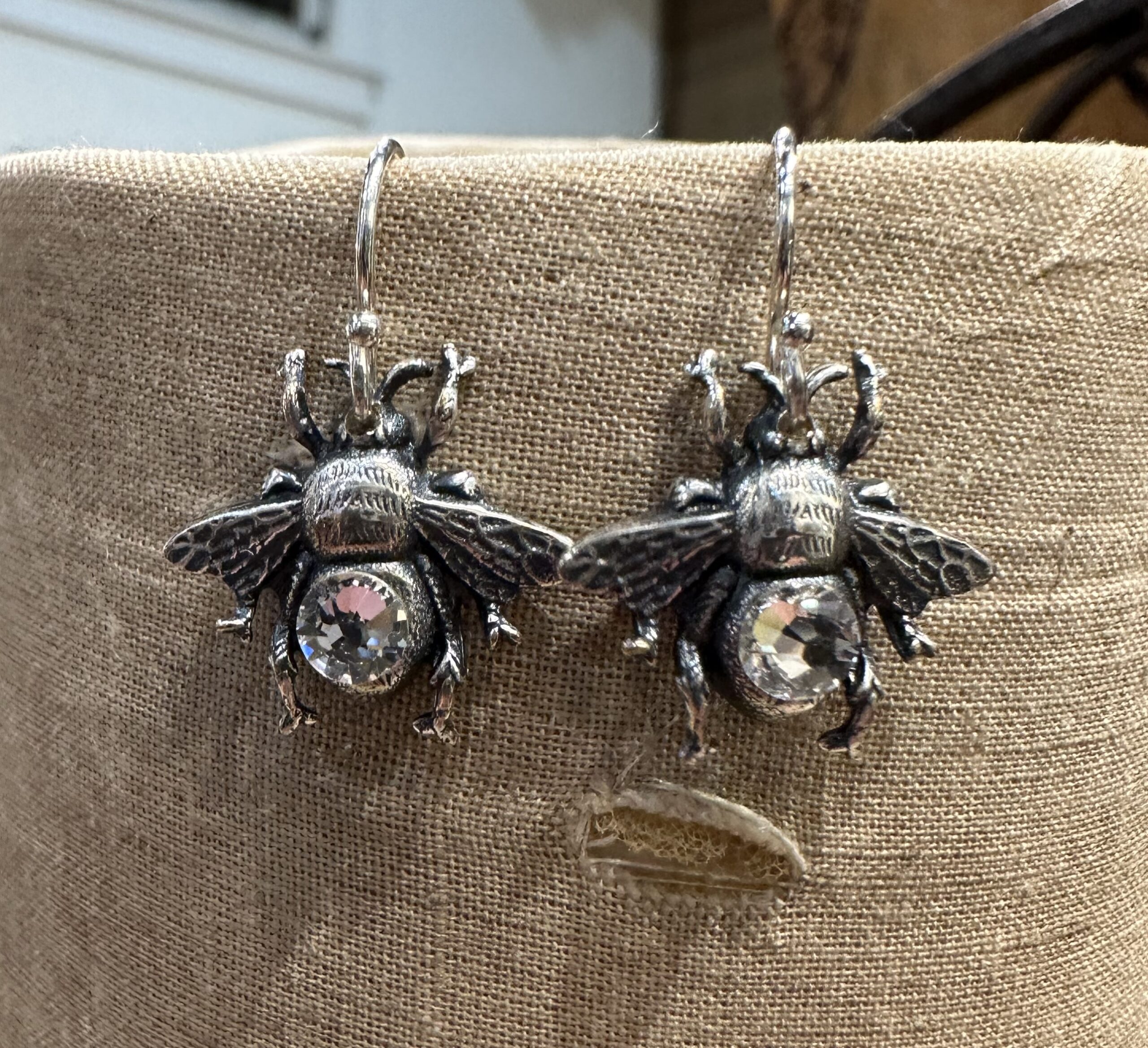 Sweet Bee Crystal Earrings