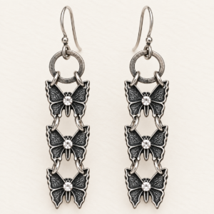 Baby Butterfly Triple Earrings