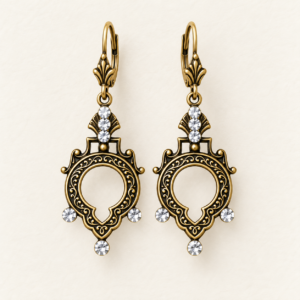 Victorian Keyhole Earrings