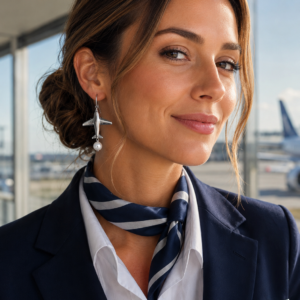 Airplane In The Clouds Earrings