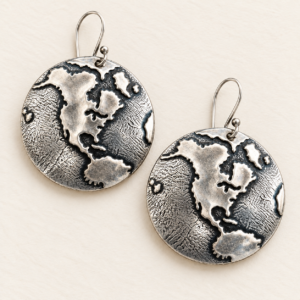 Domed Globe Earrings