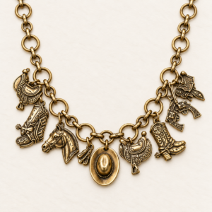 Cowgirl Western Charm Necklace