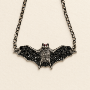 Blinged Bat Necklace