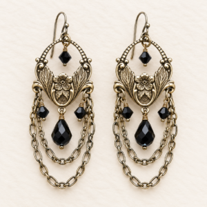 Floral Chandelier Earrings