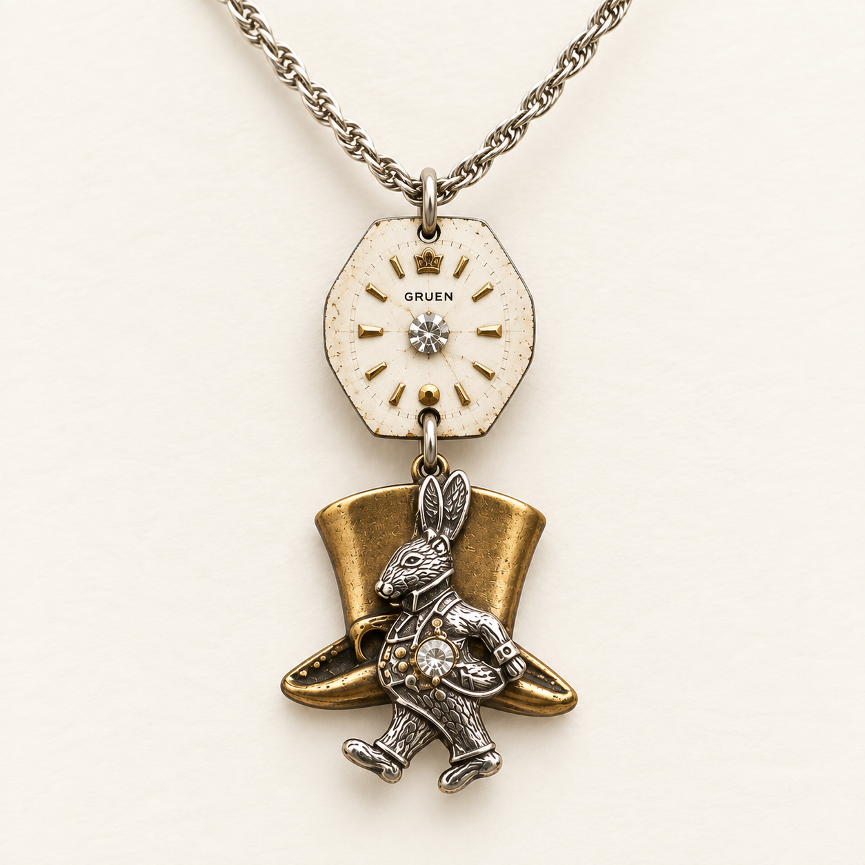 Alice I'm Late Necklace