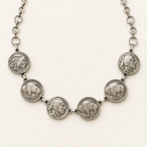 Buffalo Nickel Heads & Tails Necklace