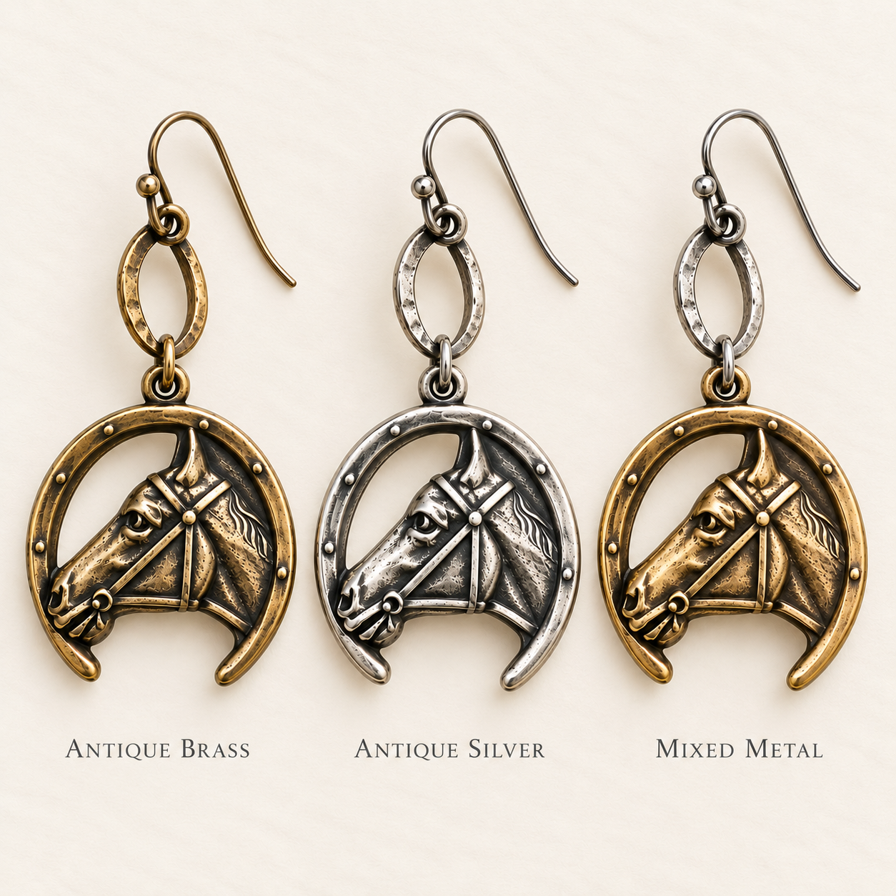 Lucky Horseshoe Earrings - Image 2