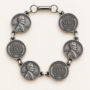 1943 Steel Penny Bracelet
