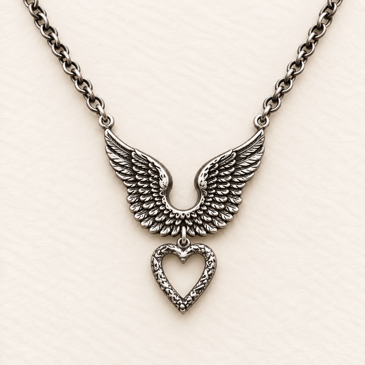 Winged Heart Necklace