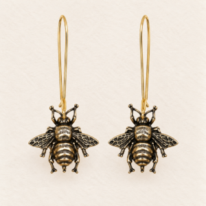 Honey Bee Drop Earrings