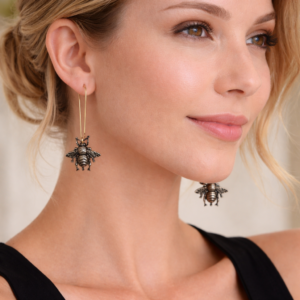 Honey Bee Drop Earrings