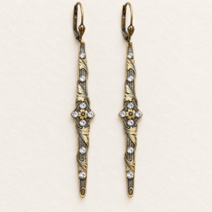 Art Nouveau Dramatic Earrings